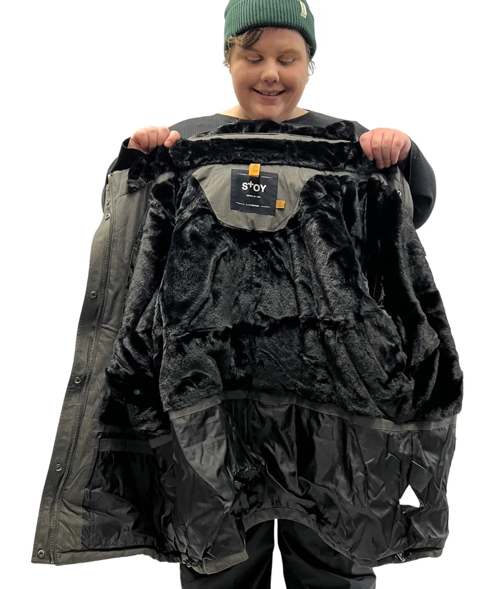 Stoy Abbey Tech Womens Plus Size Snow Jacket Anthracite sizes 24 & 26