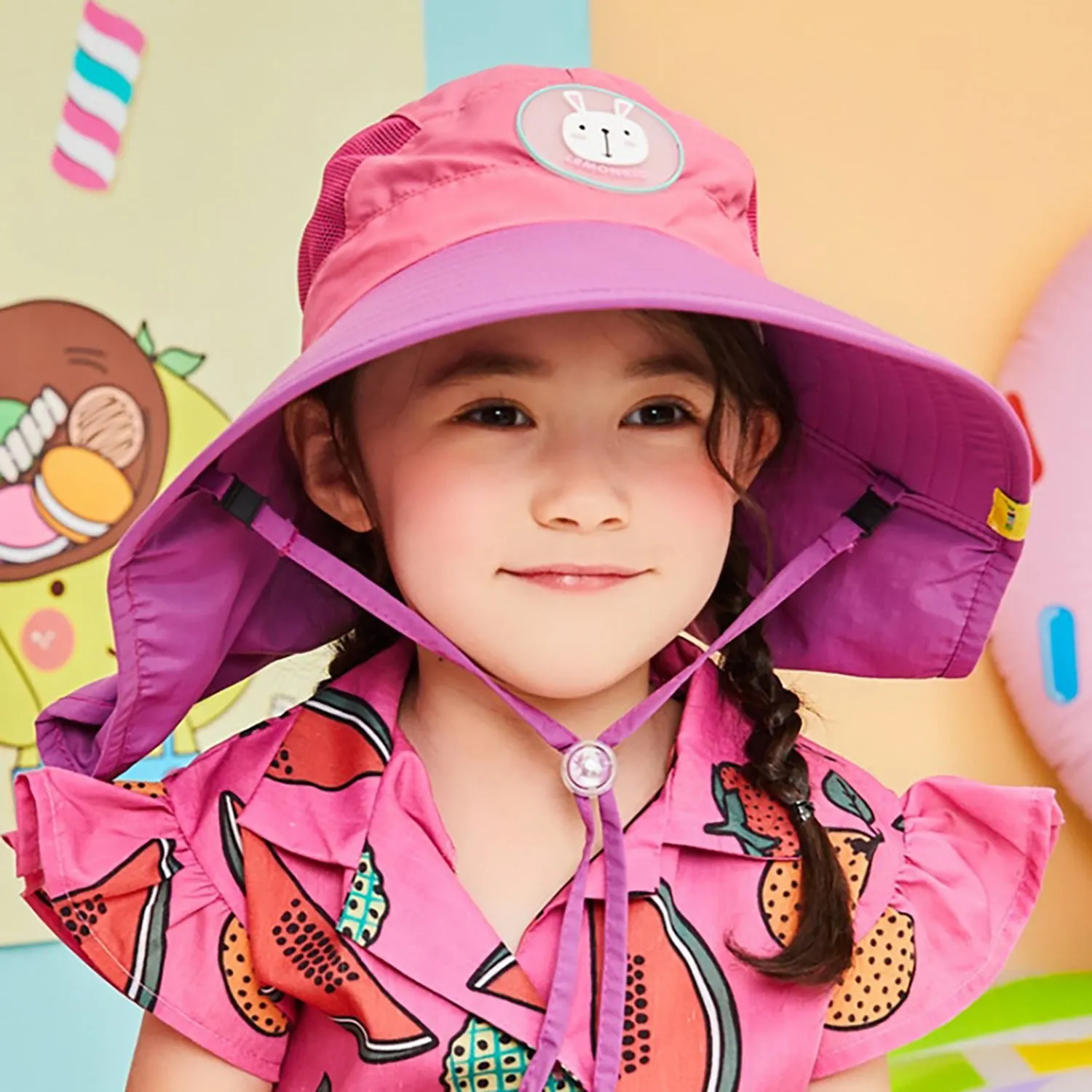 Truboo Kids Sun Hat Children Bucket Boys Girls Cap Summer Breach UV Protective
